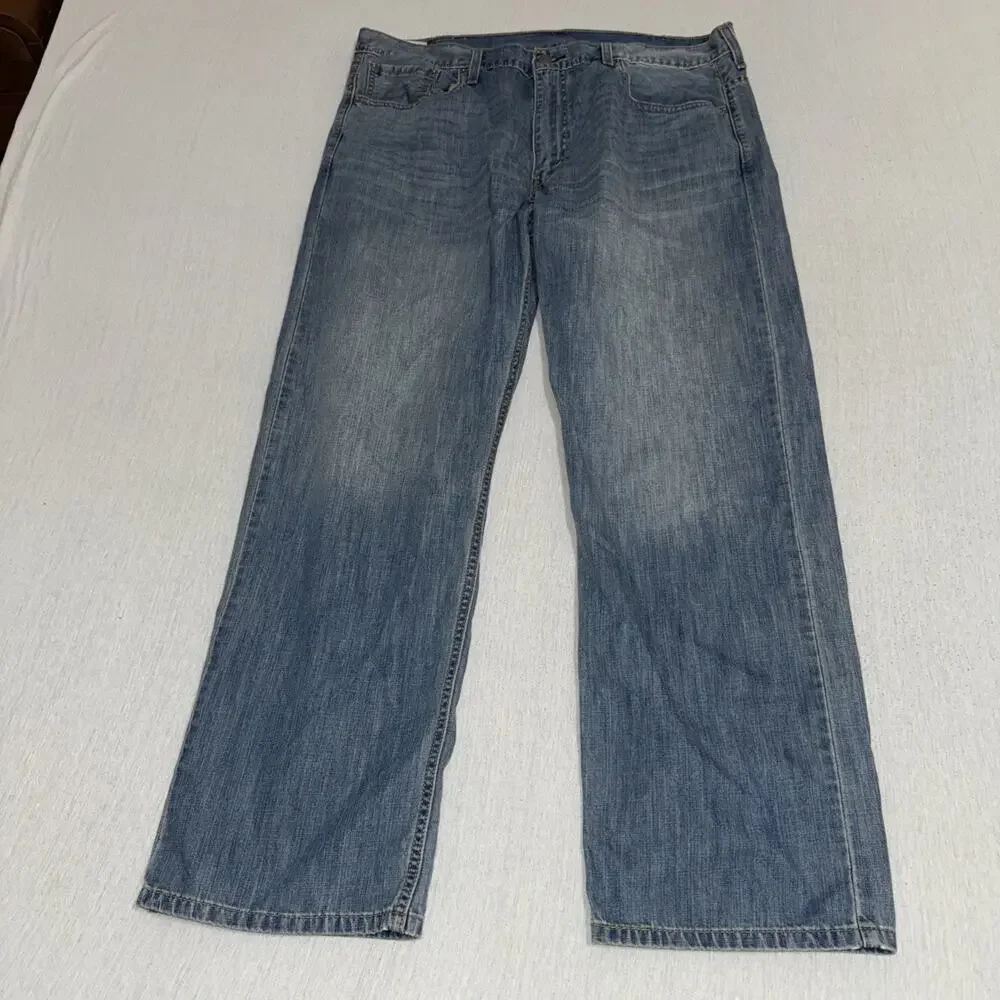 Levi's 569 Loose Straight Jean's Men's 38x32 Pants Blue Denim Baggy
